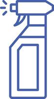 Spray Bottle Line Icon vector