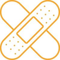 Bandages Line Icon vector