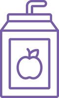 Juice Line Icon vector