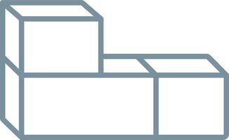 Outline Blocks Icon vector