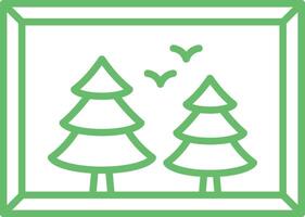 Outline Picture Icon vector