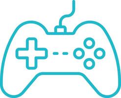 Game Controller Line Icon vector