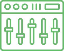 Mixer Outline Icon vector