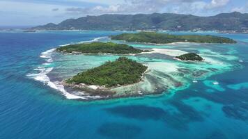 Incredible Seychelles Archipelago in Mahe Island Victoria Seychelles. Amazing Background. video