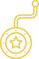 Yoyo Line Icon vector