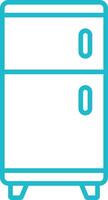Refrigerator Outline Icon vector