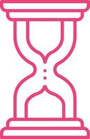 Hourglass Line Icon vector