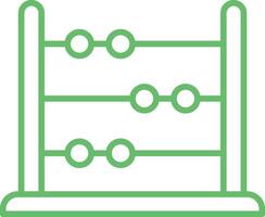 Outline Abacus Icon vector
