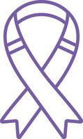 Ribbon Outline Icon vector