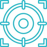 Outline Focus Icon vector