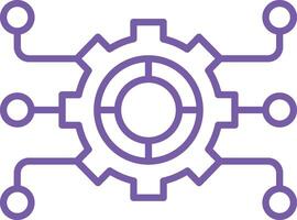 Setting Outline Icon vector