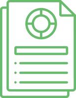 Report Outline Icon vector