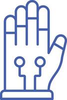Hand Outline Icon vector