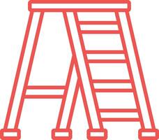 Ladder Line Icon vector