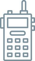 Walkie Talkie Outline Icon vector