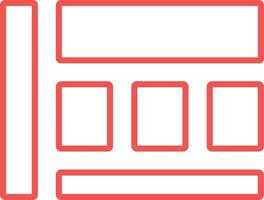 Dashboard Outline Icon vector