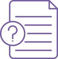 Help Outline Icon vector