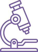 Outline Microscope Icon vector