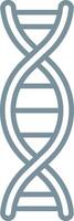 Outline Dna Icon vector
