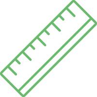 Outline Ruler Icon vector
