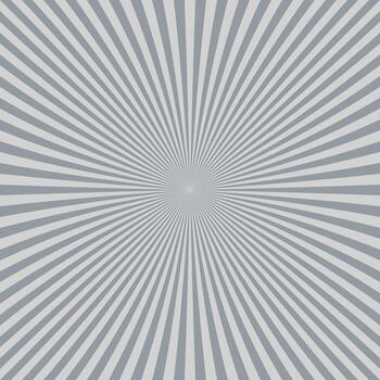 Grey abstract retro circus ray burst background vector