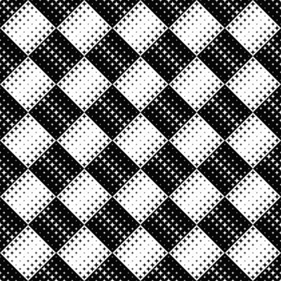 Abstract star pattern background - monochrome design