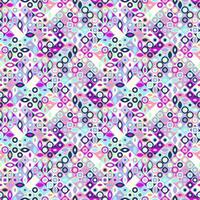 Colored abstract seamless geometric pattern background design vector