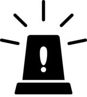 Flat Minimal Emergency Light Beacon vector