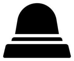 Minimal Flat Icon of Siren vector