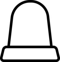 Flat Emergency Siren Icon With Alert vector