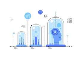 Ai growing in a laboratory vector