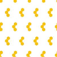 Honey cell seamless pattern. Beeswax seamless pattern. vector