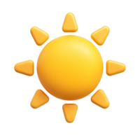 Bright and Cheerful Sunny Weather Icon for Visual Content png