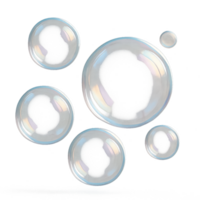 Simple 3D Rendering of Soap Bubbles with Soft Reflective Surfaces png