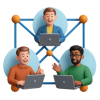 Collaborative Digital Network Expansion with Diverse Characters png