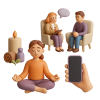 Digital Therapeutic Escape for Simple Mindfulness and Relaxation png