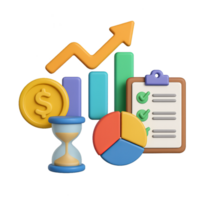Simple 3D Model Design of Growth and Progress Elements for Analysis png