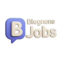 Simple 3D Job Scene with Text Element for Creative Projects png