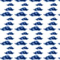 A pattern with blue clouds on black background png