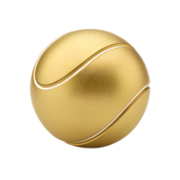 Golden Tennis Ball Luxury Sports Equipment Award Trophy Success Achievement png