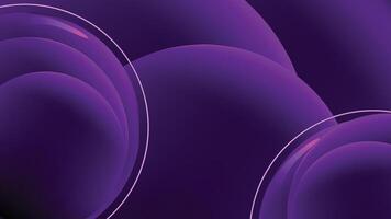 Abstract Purple Geometric Shapes with Gradient Effect vector