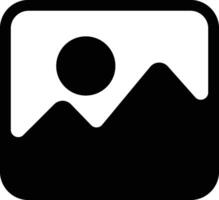 A black and white photo of a mountain vector