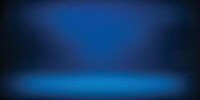 Smooth blue gradient background with soft abstract modern design for web banner or panoramic template vector