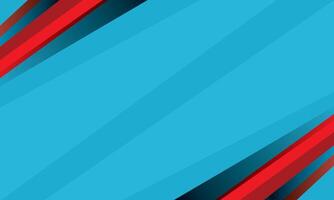 Abstract red blue geometric background vector