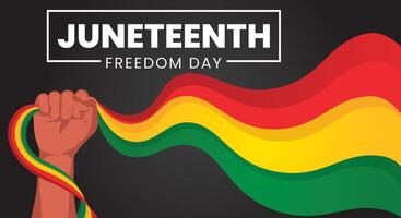 Freedom and Emancipation Day, Background poster design vector