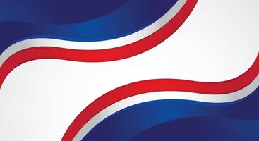 Modern red blue wave abstract white background vector