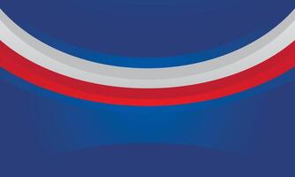 Abstract red white curve on blue background vector