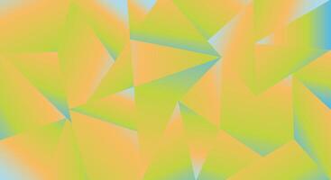 Shapes polygon abstract yellow blue background vector