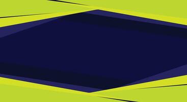 Dark blue background design with modern green abstract vector