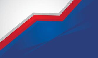 Modern blue red white abstract background template design vector